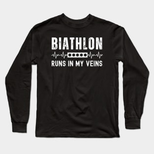 Biathlon Athlete Long Sleeve T-Shirt